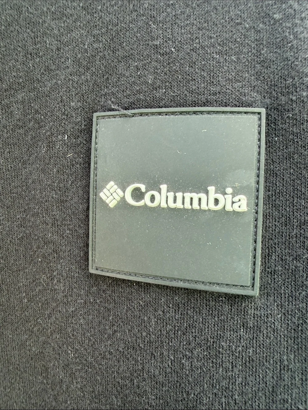 Columbia Black Crewneck Sweatshirt with Small Logo